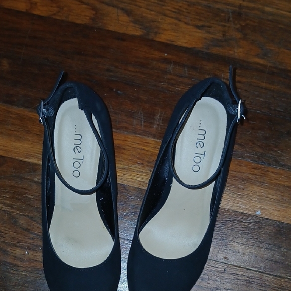 Me Too Black Wedge Shoes - Picture 6 of 7